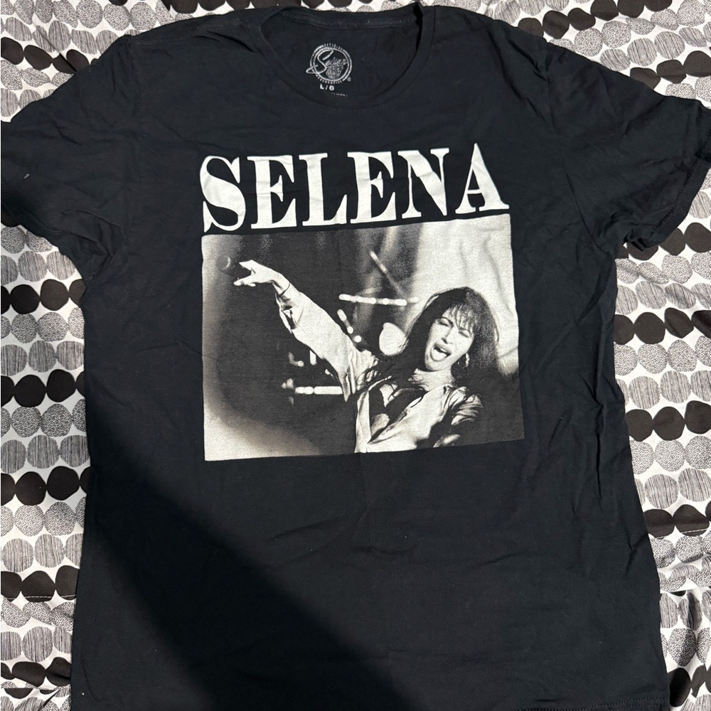 Black Selena Graphic T-Shirt